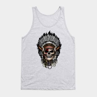 Indian skull Tank Top